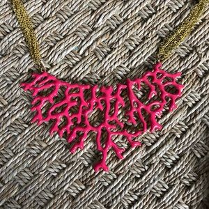Coral Statement Necklace